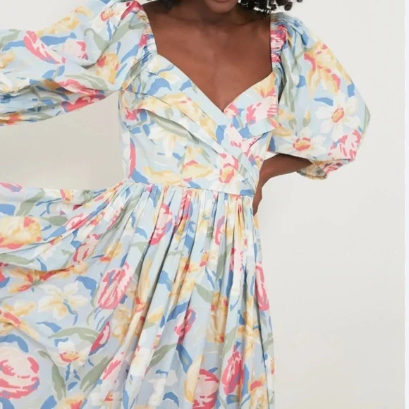 Bathsheva x Laura Ashley Tulip Fells Dress - Picture 2 of 7